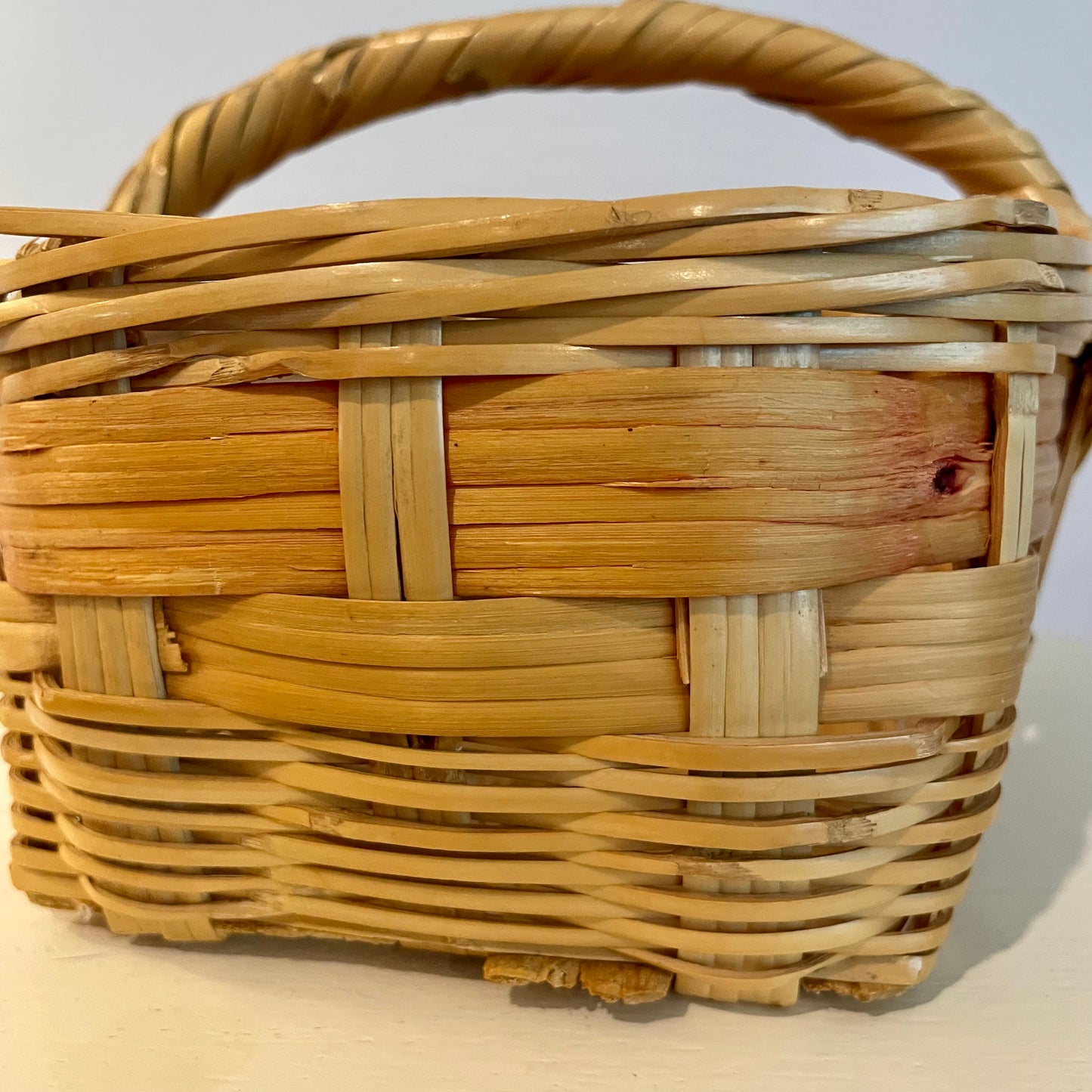 Small Vintage Wicker Basket