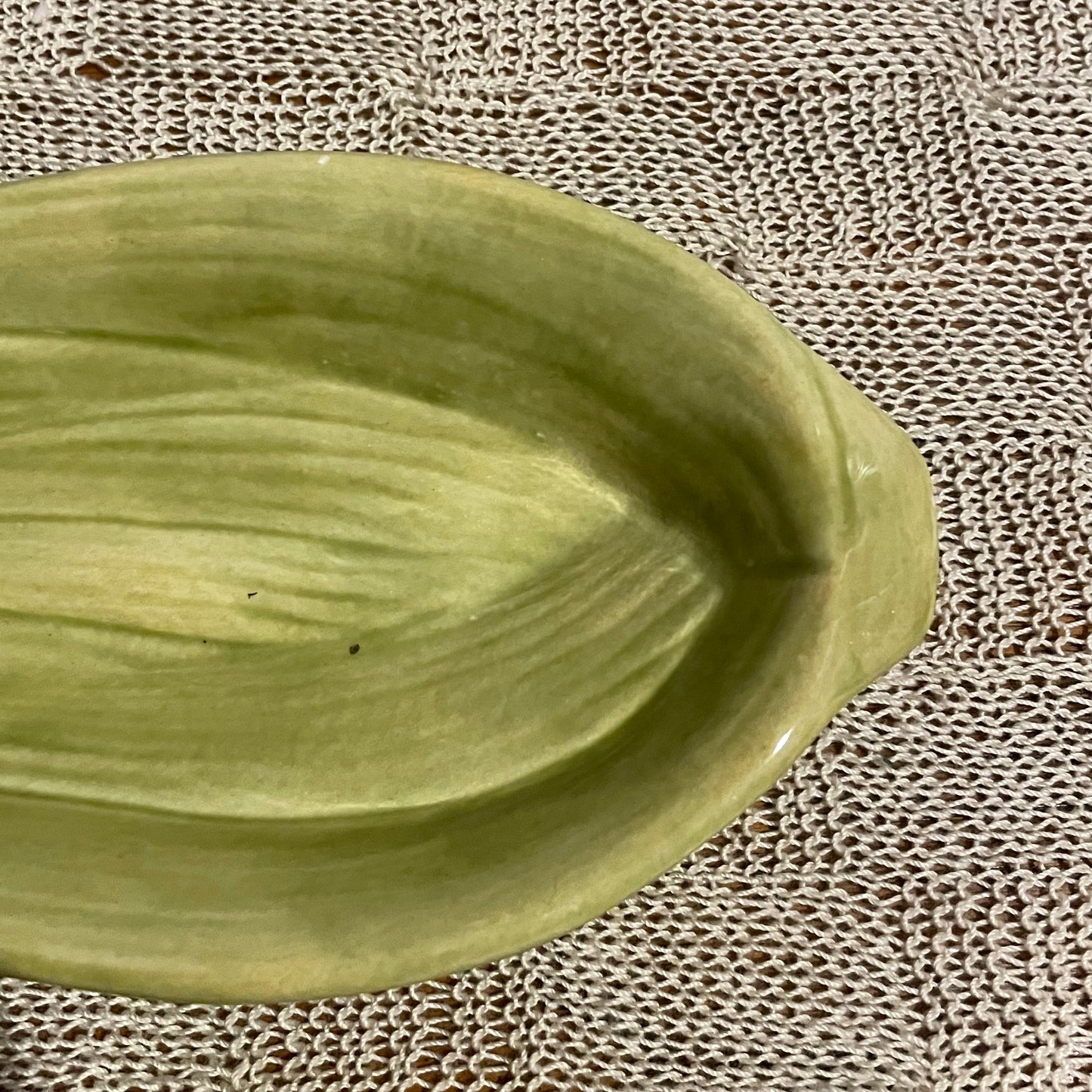 1978 Handmade Ceramic Celery Dish