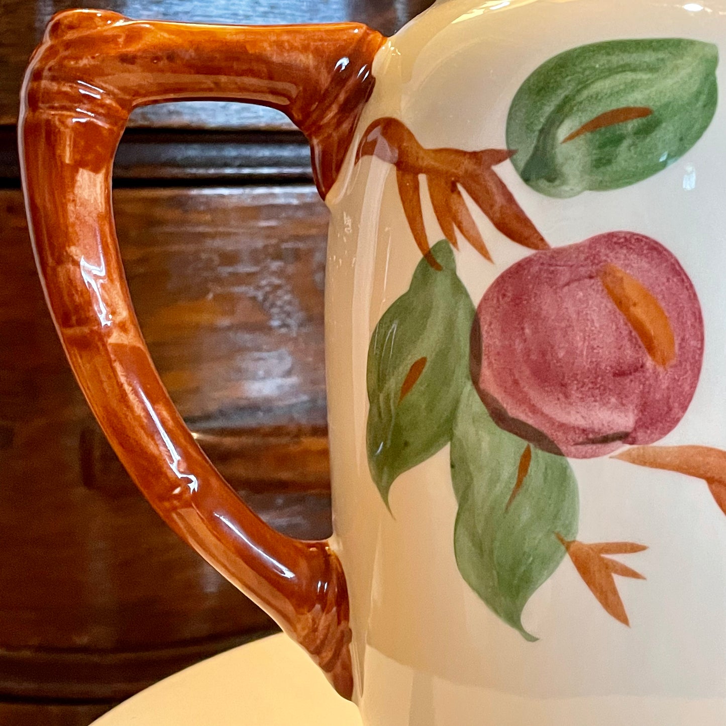 Franciscan Apple England Coffee Pot, Vintage Apple Tea Pot